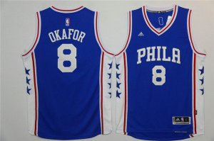 Maillot De Basket Philadelphia 76ers Jahlil Okafor 8 Bleu